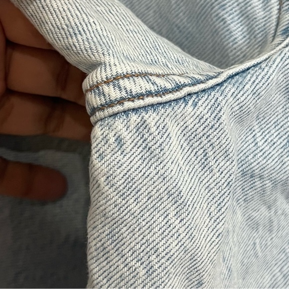 EUC Abercrombie & Fitch Curve Love High Rise Cropped Wide Leg Jean - Picture 10 of 11